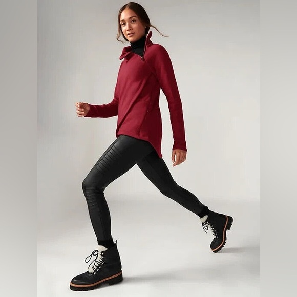 Athleta- NWT- Delancey Gleam Moto Tight/Legging 2X - Picture 4 of 5